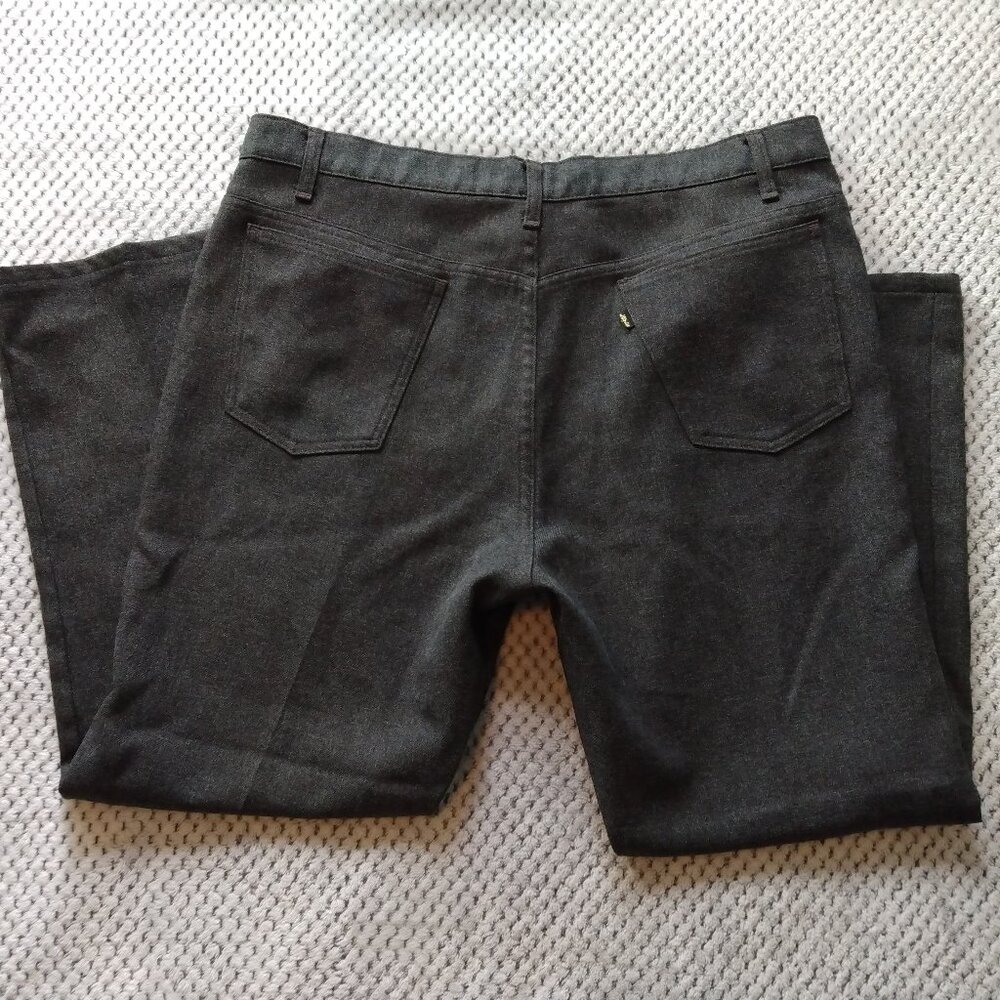 Levi's Vintage Dark Gray Pants Polyester 40 x 30